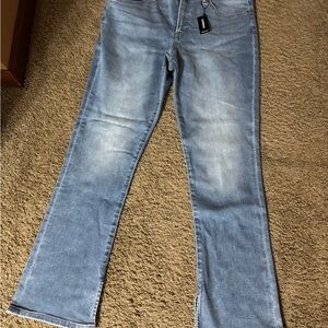 Express Light Blue Flare Jeans